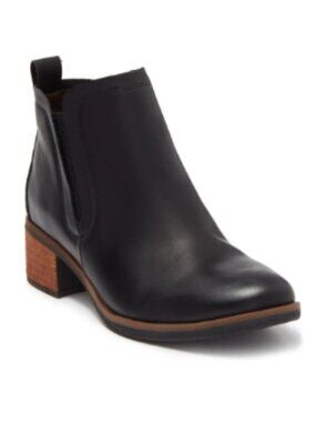 KORK-EASE - Tasha Ankle Bootie - Black Leather - SIZE 8.5